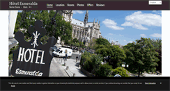Desktop Screenshot of hotel-esmeralda.fr